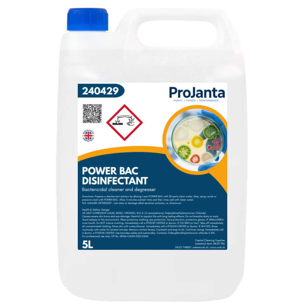PROJANTA | POWER BAC DISINFECTANT X 5 LTR