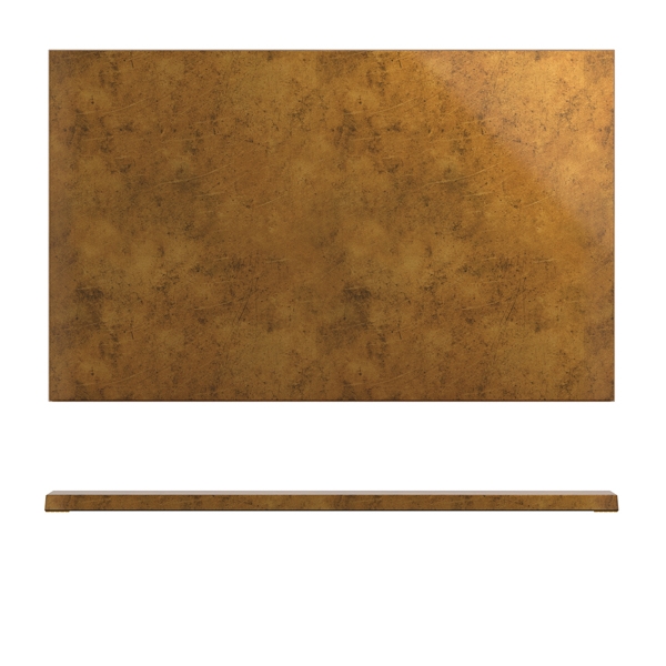 GENWARE | COPPER UTAH MELAMINE GN 1/1 SLAB 53 X 32.5CM | UH110816