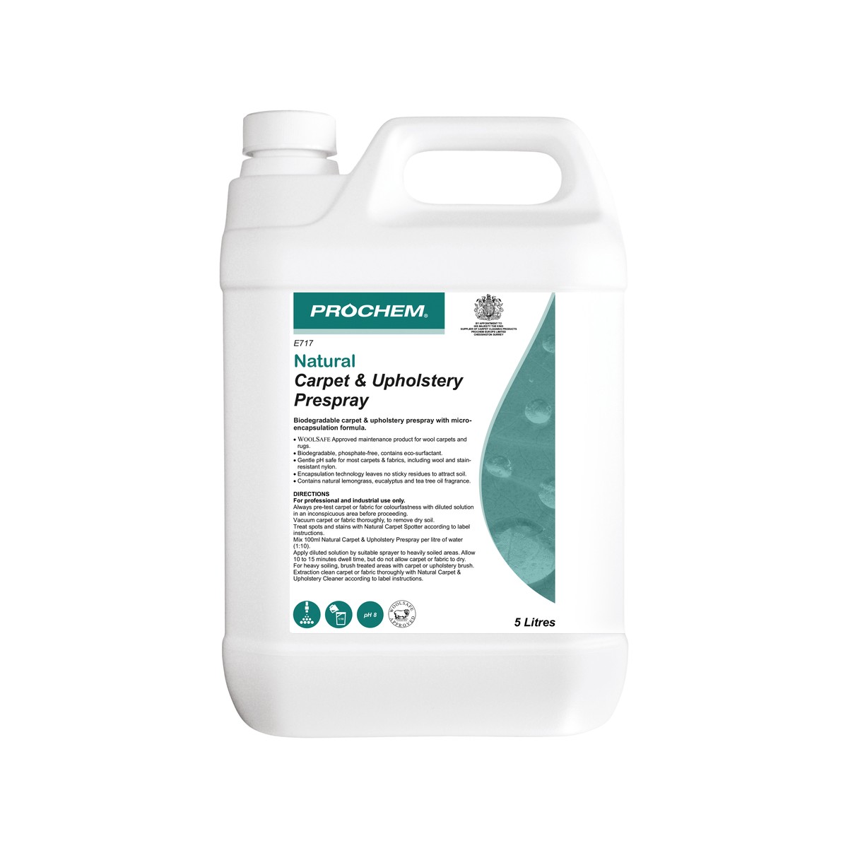 PROCHEM | NATURAL CARPET PRESPRAY X 5 LTR | E717-05 | 25110
