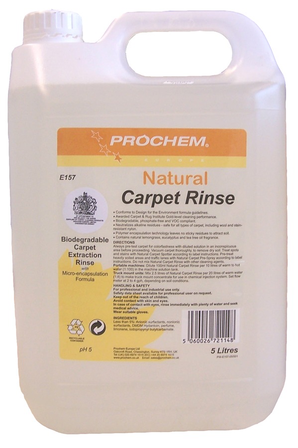 PROCHEM | NATURAL CARPET RINSE X 5 LTR | E157-05