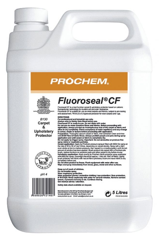 PROCHEM | FLUOROSEAL CF CARPET PROTECTOR X 5 LTR | B130-05