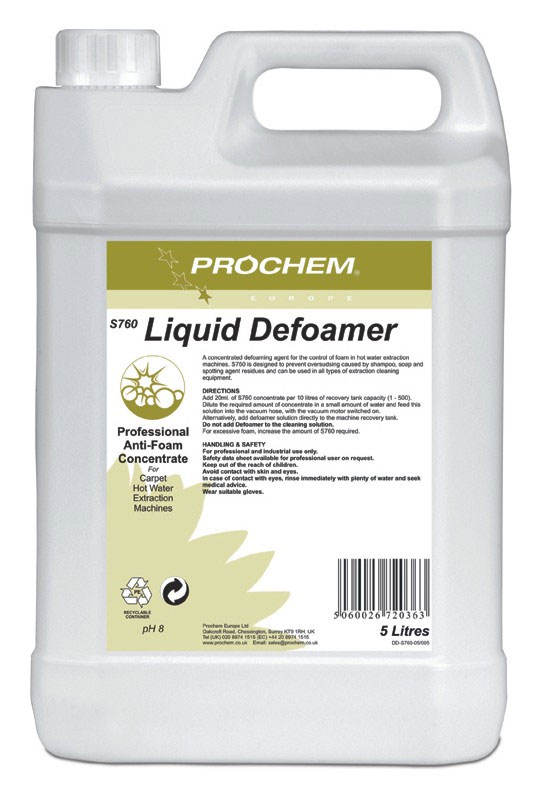 PROCHEM | LIQUID DEFOAMER X 5 LTR  | S760
