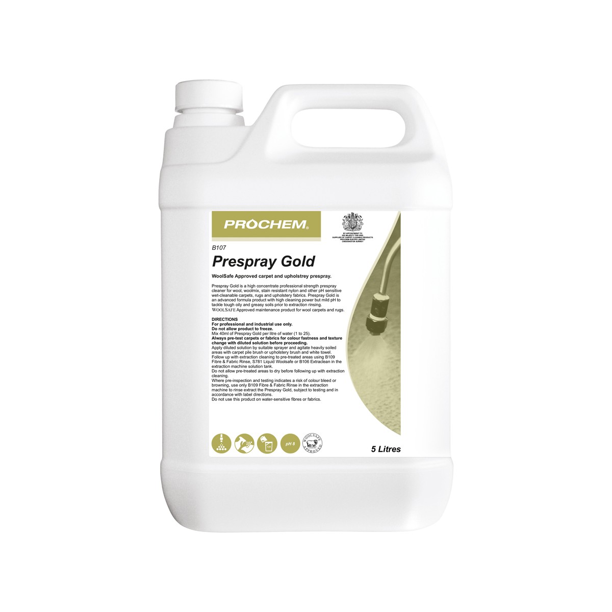 PROCHEM | PRE SPRAY GOLD X 5 LTR | B107-05 | 2593