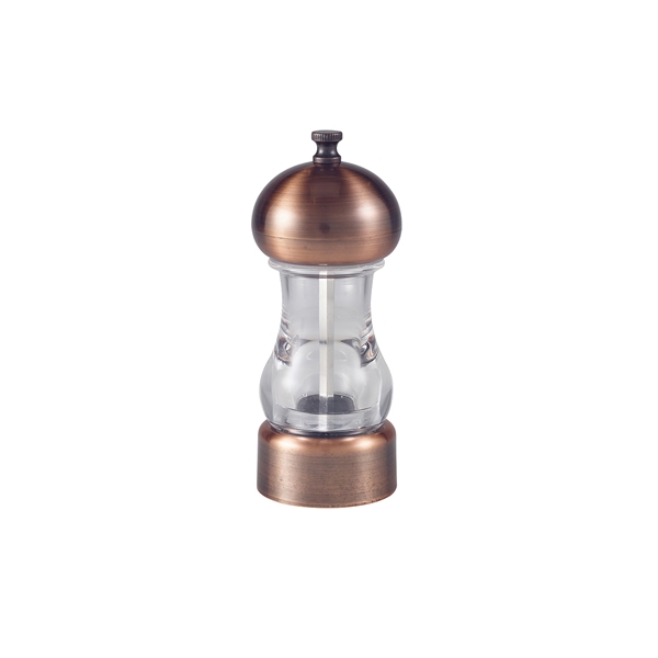 GENWARE | ANTIQUE COPPER TOP SALT/ PEPPER GRINDER 14CM X 6 | SPGRC14AC