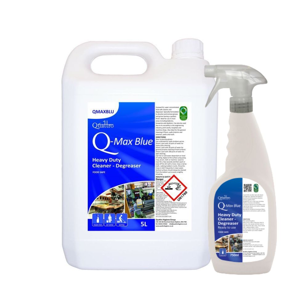QUATTRO | Q-MAX BLUE WATER BASED DEGREASER | QMAXBLU