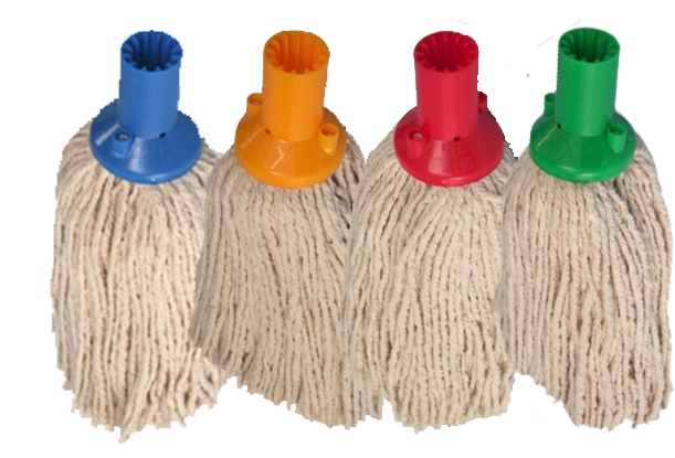 YORKSHIRE CLEANING FABRICS | NO 14 PURE YARN SOCKET MOP HEAD | PY250/HX