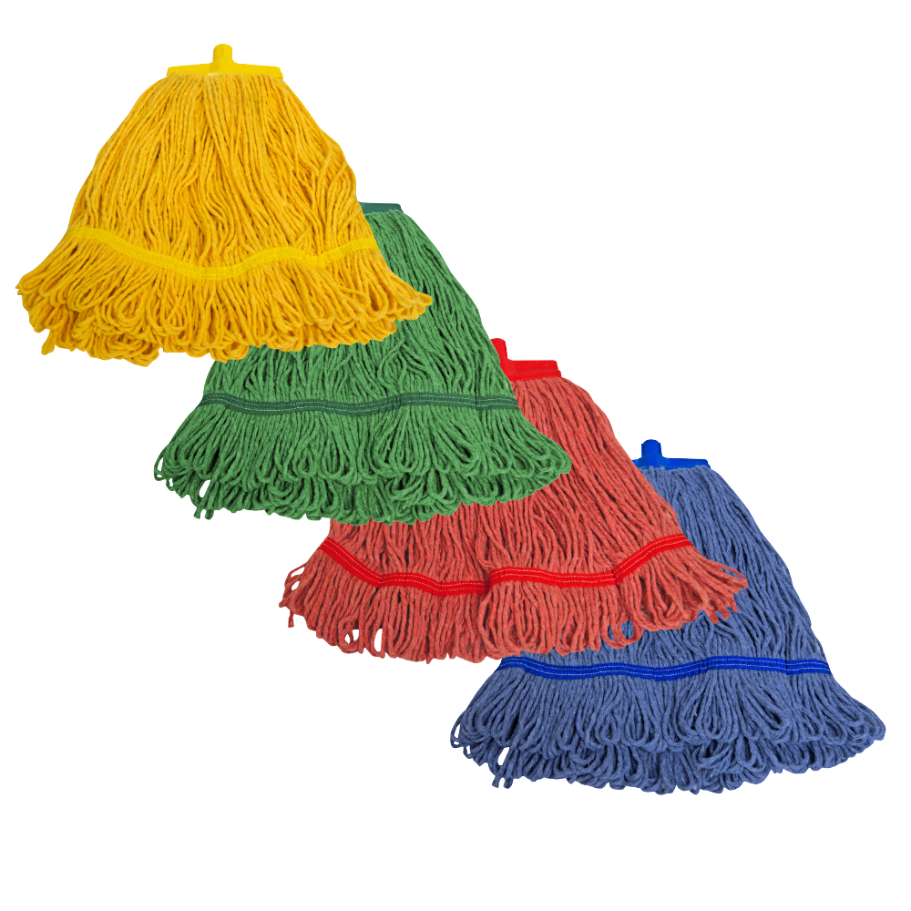 SYR | INTERCHANGE 12OZ SMALL MOP HEAD W/ SCRUB 