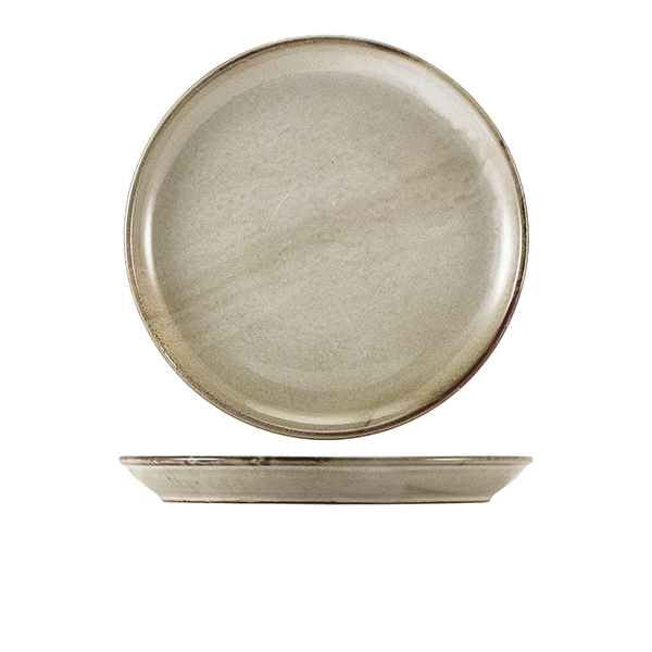 GENWARE | TERRA PORCELAIN GREY COUPE PLATE 27.5CM X 6 | CP-PG27