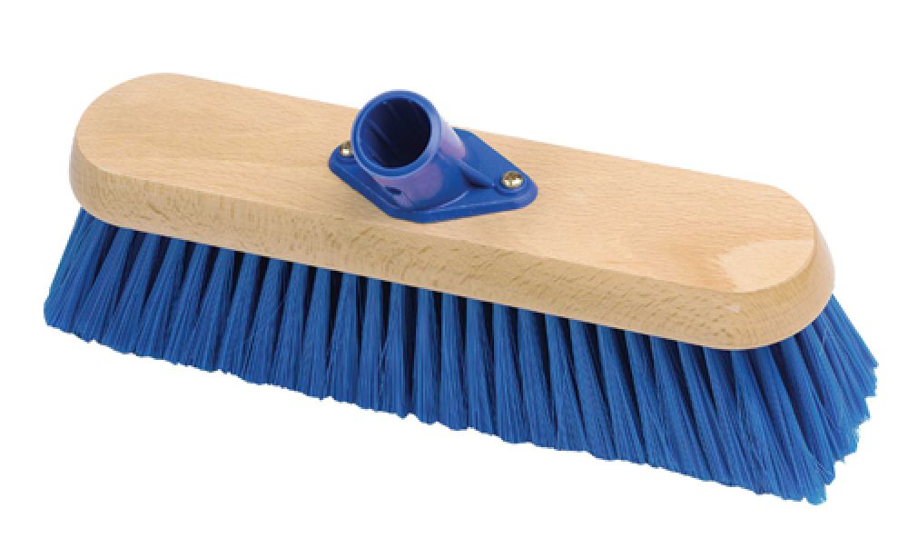 HILL BRUSH | 12" SOFT PVC PLATFORM BROOM HEAD BLUE | G44B