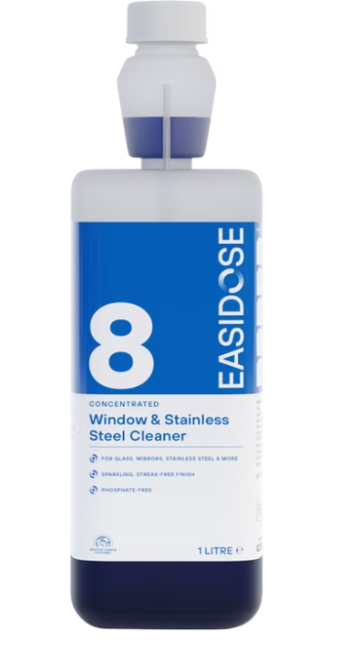 CLEENOL | EASIDOSE CONCENTRATED WINDOW & STAINLESS STEEl CLEANER X 1 LTR | ED8/1L