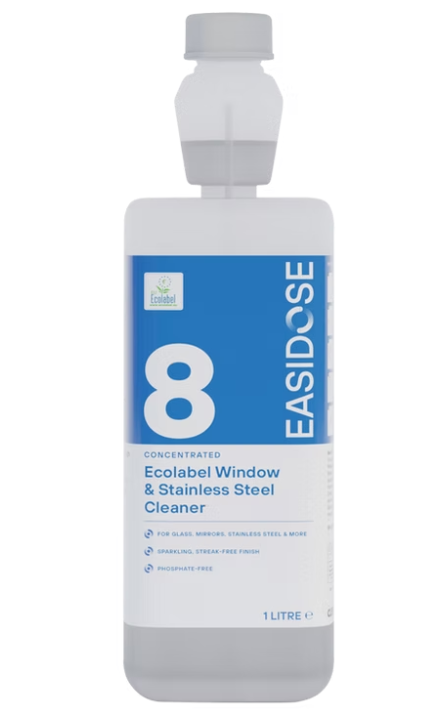 CLEENOL | ECOLABEL EVOLUTION EV8 WINDOW AND STAINLESS STEEL CLEANER X 1 LTR | ECO-ED8