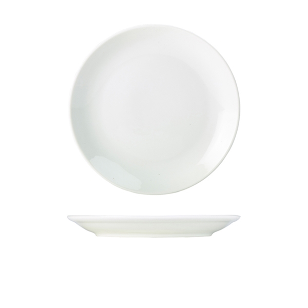 GENWARE | PORCELAIN COUPE PLATE 24CM X 6 | 187624