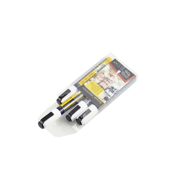 GENWARE | CHALKMARKERS 4 PACK WHITE MEDIUM | SMA510-V4-WT