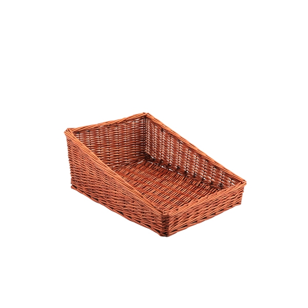 GENWARE | GENWARE WICKER DISPLAY BASKET 46 X 36 X 20 CM, 7 CM FRONT | WDB-4636S