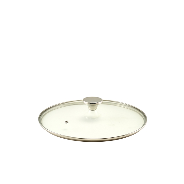 GENWARE | GLASS LID FOR CAST ALUMINIUM CASSEROLE DISH 28CM | CACS2813-LID