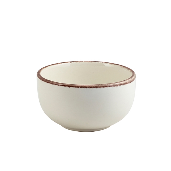GENWARE | SERENO STONEWARE BROWN ROUND BOWL 12.5CM X 6 | BW-SBR12