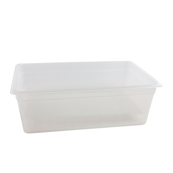 GENWARE | 1/1 -POLYPROPYLENE GN PAN 200MM CLEAR X 6 | PP11-200
