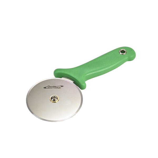 GENWARE | PIZZA CUTTER GREEN HANDLE | 05-996G