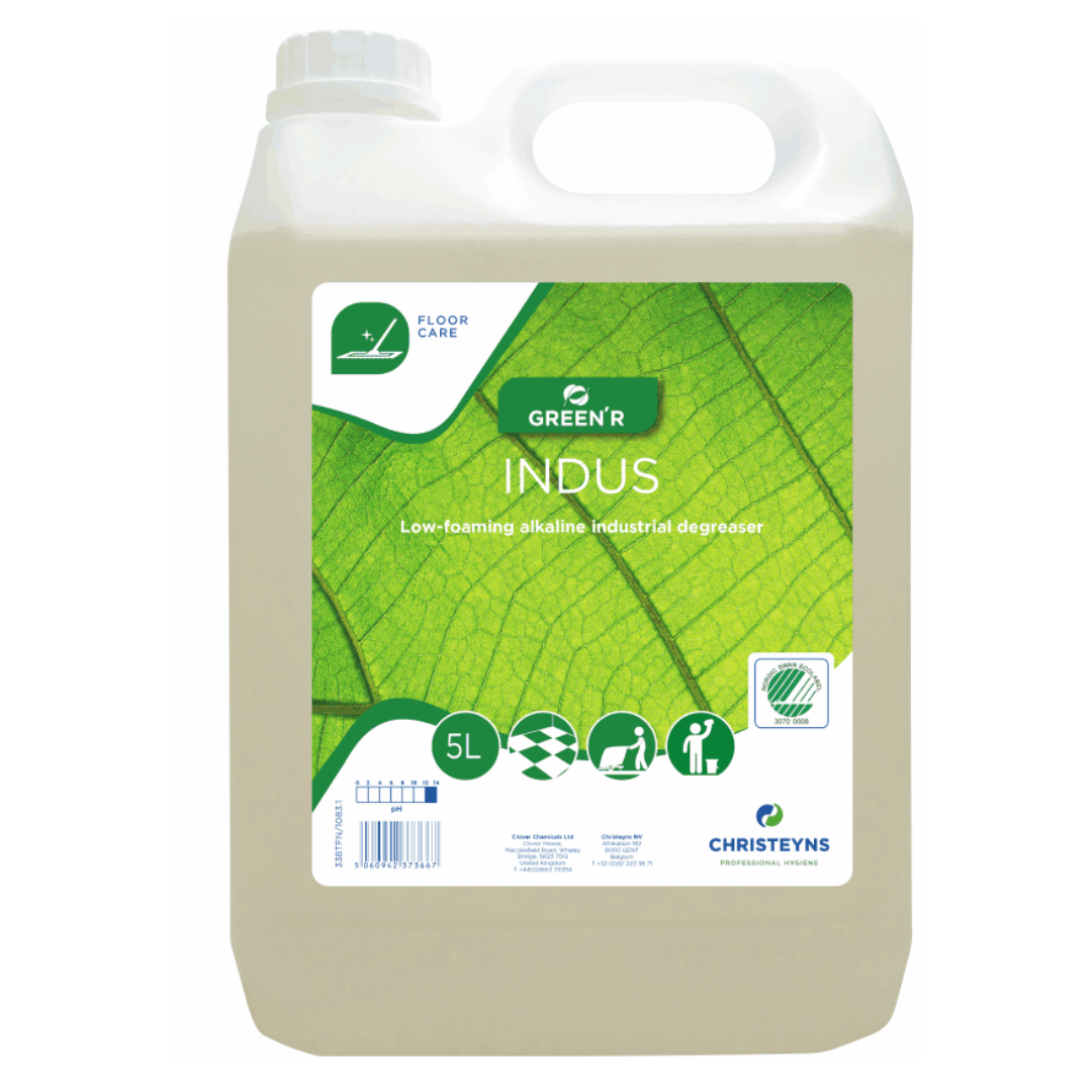 CLOVER (CHRISTEYNS) |  GREEN'R INDUS DEGREASER X 5 LTR | 338