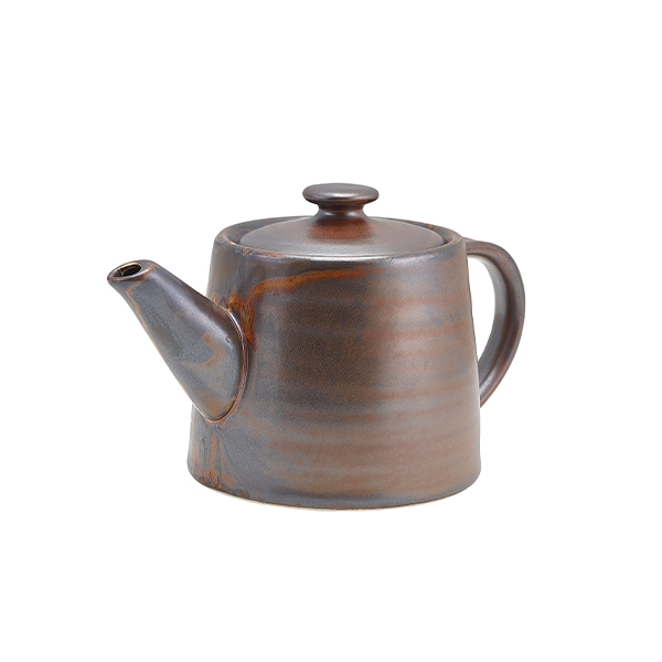 GENWARE | TERRA PORCELAIN RUSTIC COPPER TEAPOT 50CL X 6 | TP-PRC50