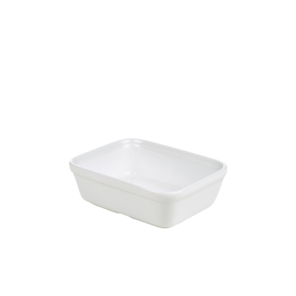 GENWARE | PORCELAIN RECTANGULAR PIE DISH 15.5X11.5CM/ 6 X 12 | 353215