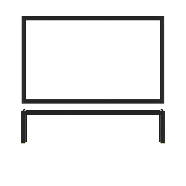 GENWARE | BLACK LUXOR METAL GN 1/1 RISER 53 X 32.5 X 12CM | LX111602