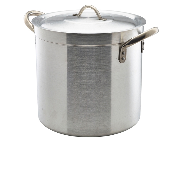 GENWARE | ALUMINIUM DEEP STOCKPOT WITH LID 50LITRE | 709-40