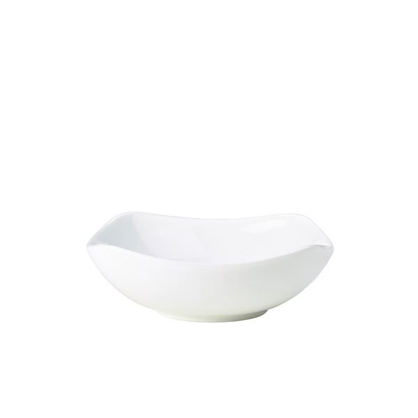 GENWARE | PORCELAIN ROUNDED SQUARE BOWL 20CM X 6 | 364420