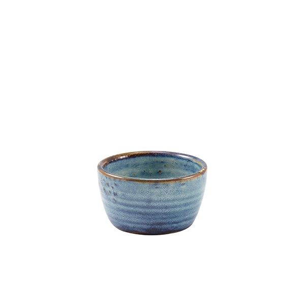 GENWARE | TERRA PORCELAIN AQUA BLUE RAMEKIN 13CL X 12 | RAM-PBL4