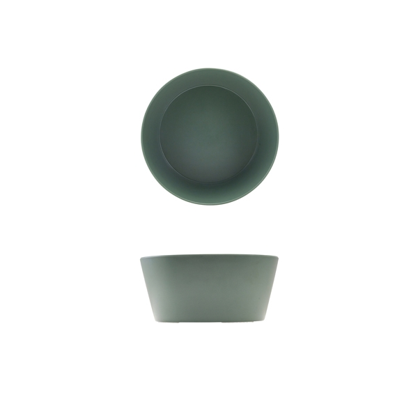 GENWARE | MELAMINE GREEN TABLEAU CONICAL BUFFET BOWL 22 X 10CM | TB221067