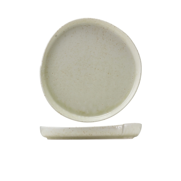 GENWARE | KOZO PORCELAIN SHIRO COUPE PLATE 22.8CM X 6 | CP-KSH23