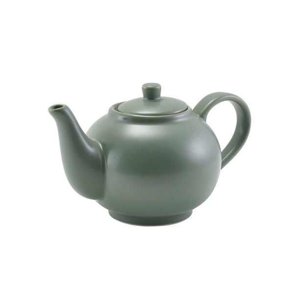 GENWARE | PORCELAIN MATT SAGE TEAPOT 45CL X 6 | 393945MSG