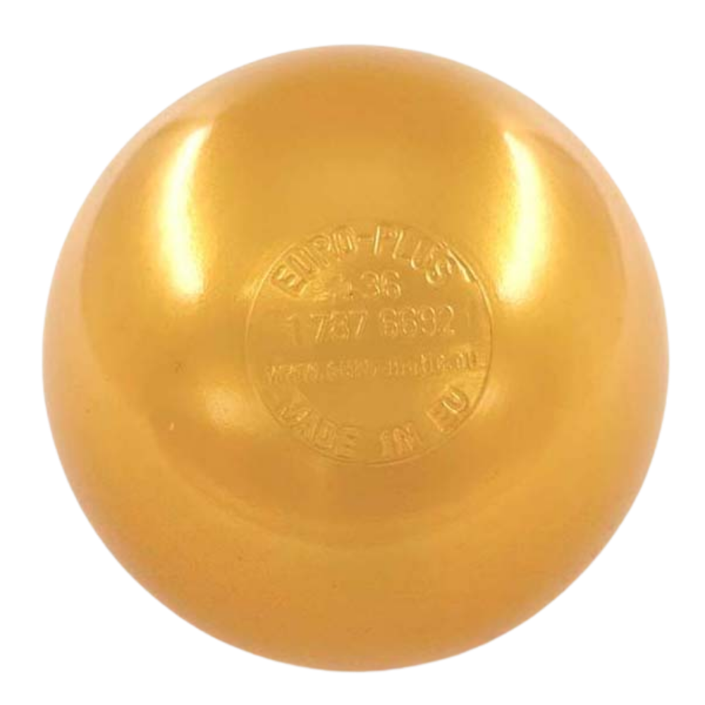 GOLD 75MM BALLS PIT BALLS X 1000