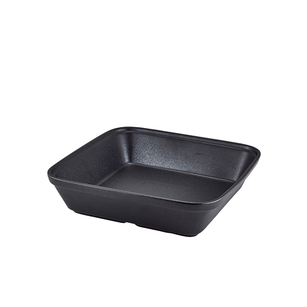GENWARE | FORGE BUFFET STONEWARE SQUARE ROASTER 25.4CM X 6 | B22C-CT