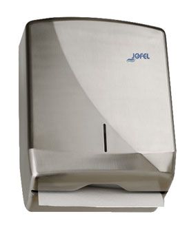 JOFEL | FOLDED HAND TOWEL DISPENSER STAINLESS STEEL | AH25000