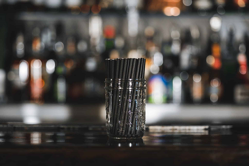 BLACK PAPER COCKTAIL STIRRER STRAW 5.5″ X 250 | STRAWPCBL