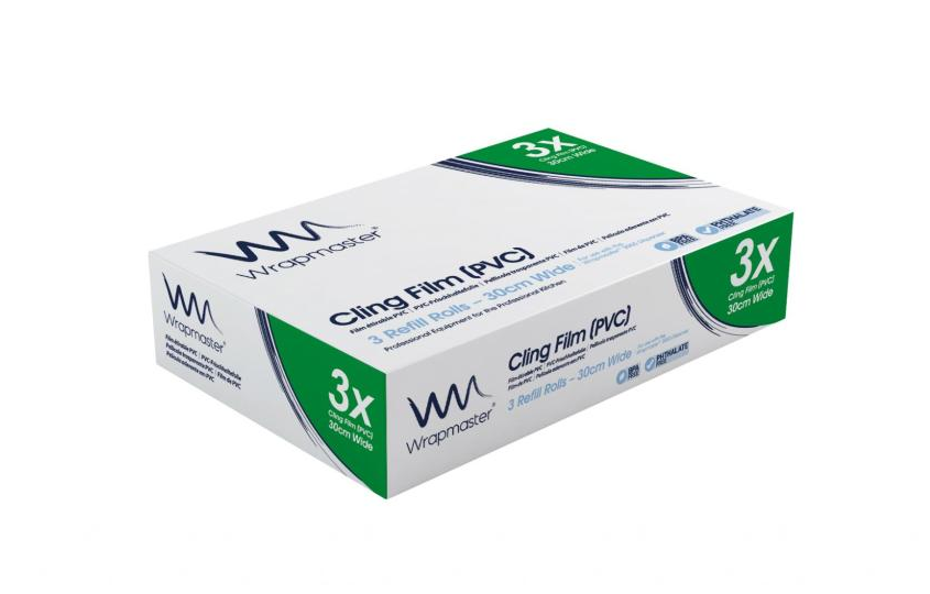 WRAPMASTER | CLING FILM REFILLS 30CM X 300MTR X 3 | 31C80