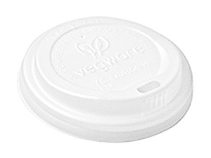 VEGWARE | 6OZ WHITE HOT CUP LID X 1000 | VLID72-A1
