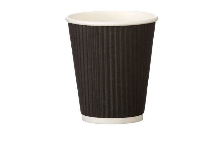 CAPITAL | BLACK KRAFT RIPPLE CUP 0.23L X 500