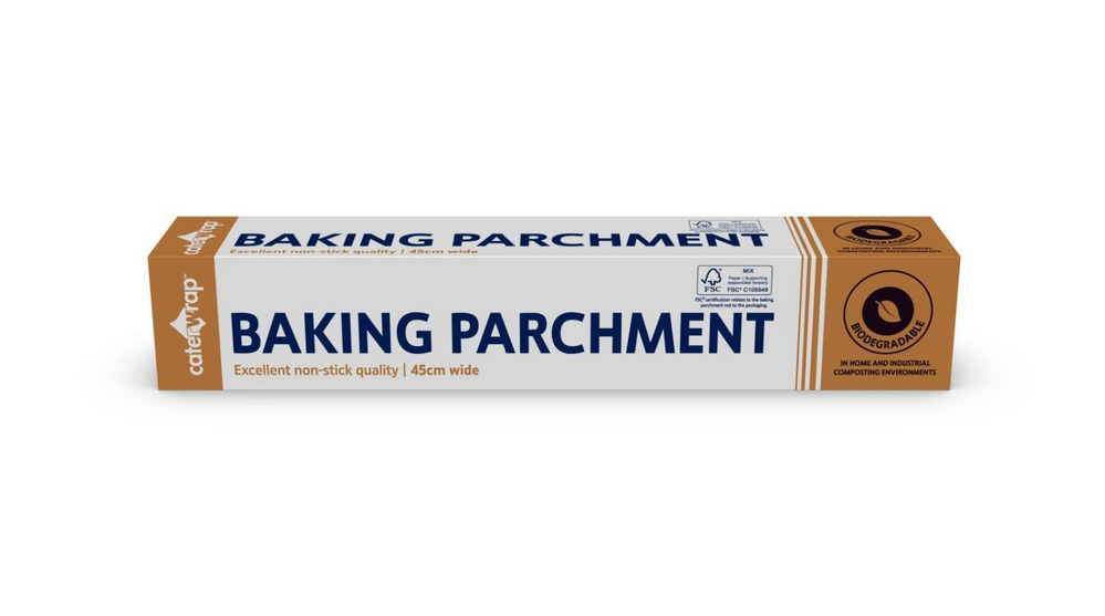 CATERWRAP |  BAKING PARCHMENT CUTTERBOX 45CM X 75M | 21C24