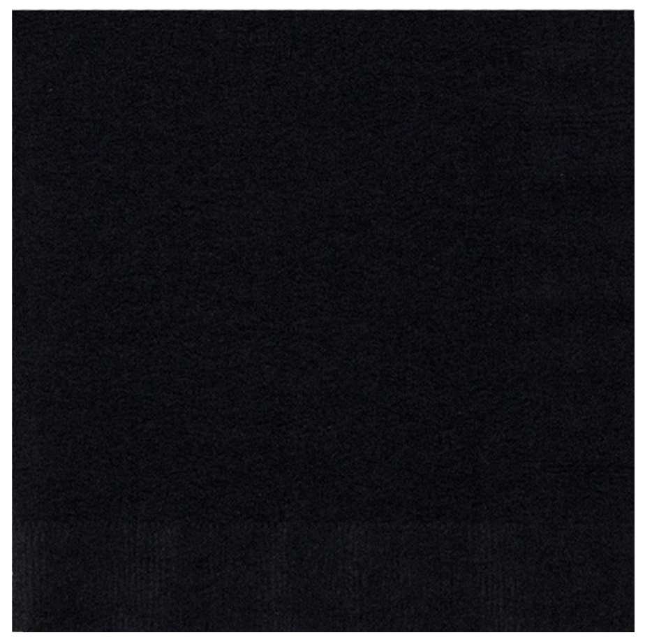 POPPIES EUROPE | 4 FOLD BLACK COCKTAIL NAPKIN 2 PLY 24CM X 4000