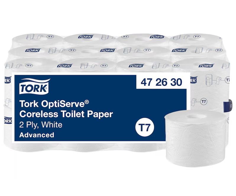 TORK | T7 OPTISERVE CORELESS TOILET PAPER 94M X 24 | 472630