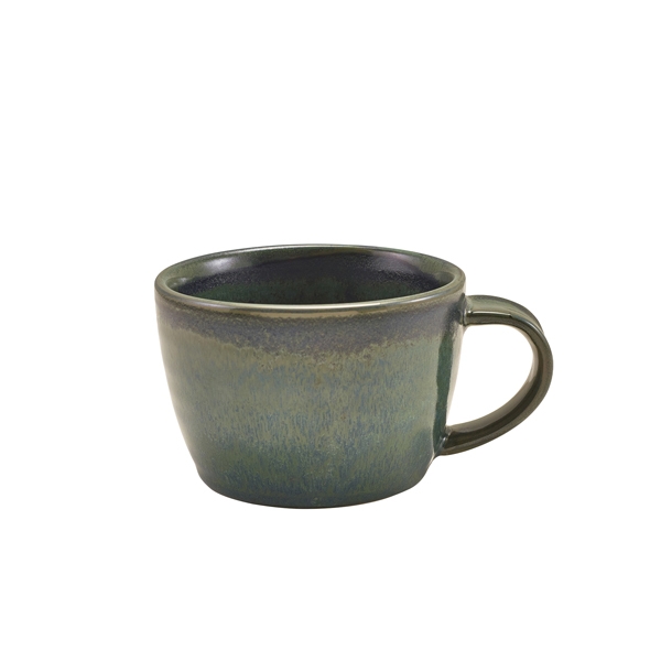 GENWARE | TERRA PORCELAIN AQUA GREEN COFFEE CUP 22CL X 6 | CUP-PAG23