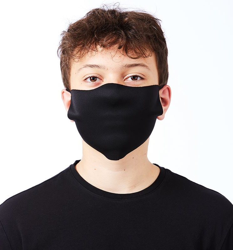 RALAWISE | WASHABLE NON-SURGICAL FACE COVER 1PLY BLACK X 1 | XQ001