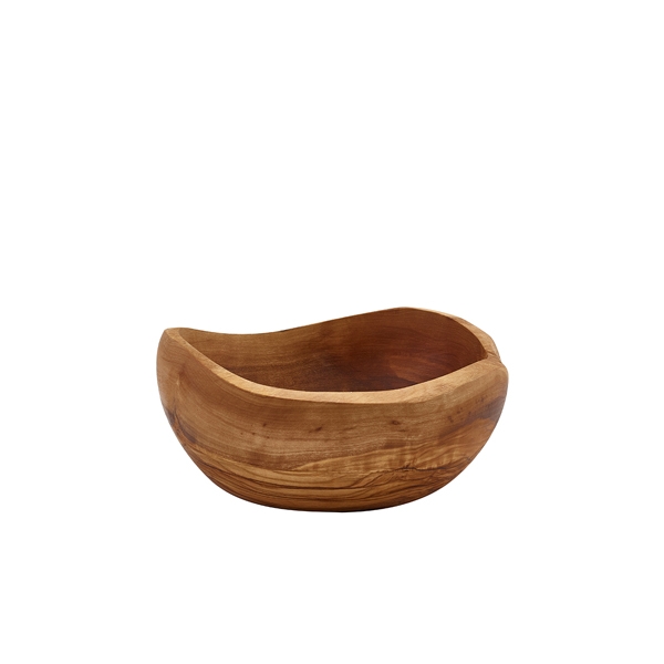 GENWARE | OLIVE WOOD RUSTIC BOWL 15CM X 6 | OWRB15