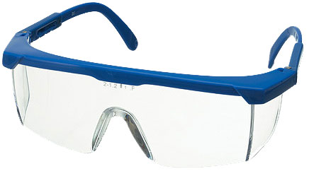 KEEPSAFE | LIGHTNING SAFETY GLASSES CLEAR LENS (BLUE FRAME) | 678248