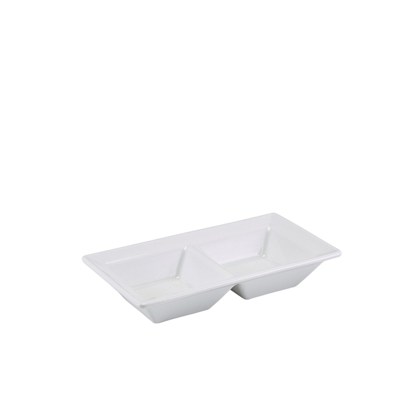GENWARE | PORCELAIN DOUBLE DISH 15 X 8CM/ 6 X 6 | 353815