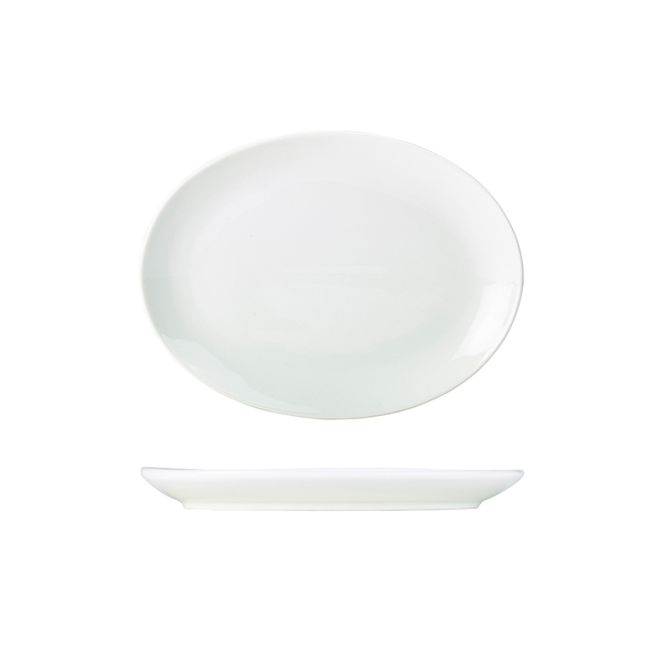 GENWARE | PORCELAIN OVAL PLATE 25.4CM X 6 | 112125