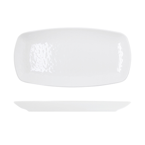 GENWARE | WHITE OSAKA MELAMINE OBLONG PLATE 29.5 X 15CM X 12 | OS292345