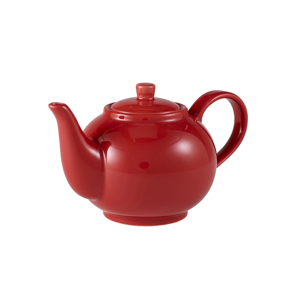 GENWARE | PORCELAIN RED TEAPOT 45CL X 6 | 393945R